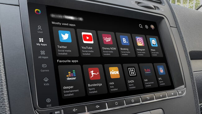 Automotive Infotainment App Store